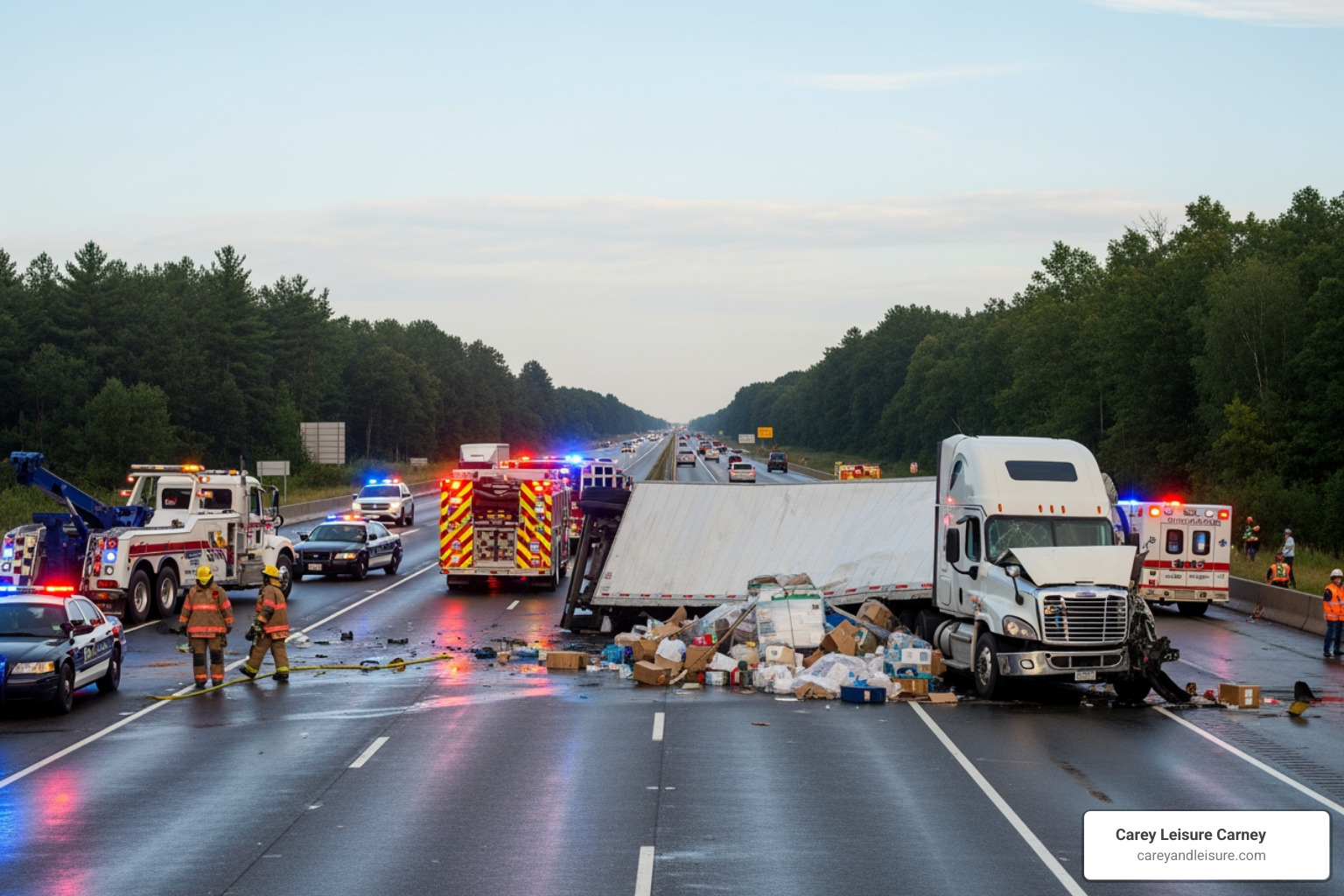 Semi truck accident claims