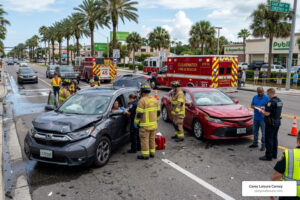 uninsured motorist accident scene Clearwater Florida - Uninsured motorist accident lawyer