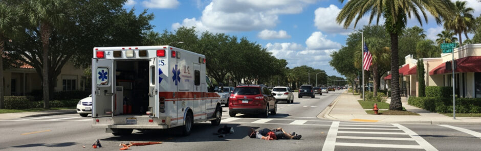 pedestrian lawyer crosswalk accident Clearwater FL serious injury