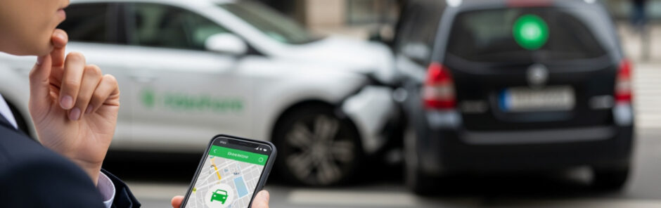rideshare accident scene - how to choose a lawyer experienced with rideshare accident cases
