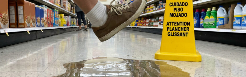 slip and fall hazard