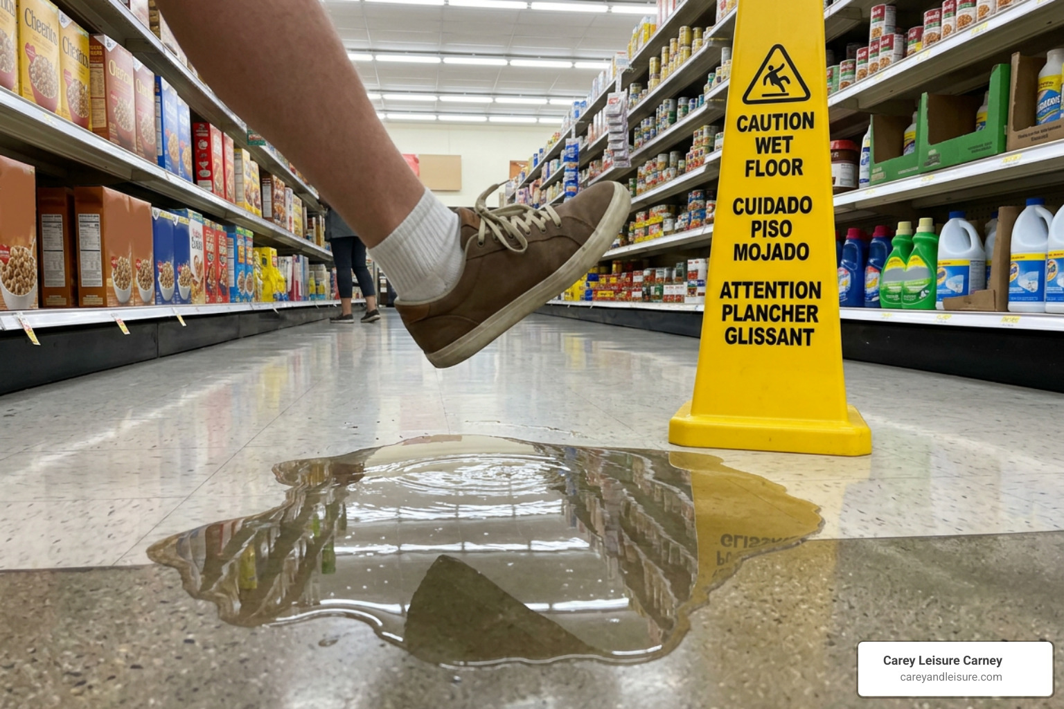 slip and fall hazard